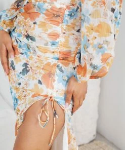 Wild Ginger Bellachay Dress - Orange Floral 15 Wild Ginger Bellachay Dress - Orange Floral