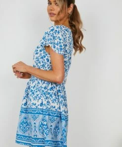 HQ Fashion Bexley Dress - Blue Floral DRESSES