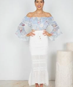 Indikah Graza Skirt - White