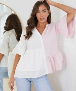 Miracle Fashion Blanchette Top - Multi Tops 12 Miracle Fashion Blanchette Top - Multi Tops