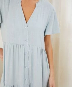 Miracle Fashion Breighton Dress - Light Blue