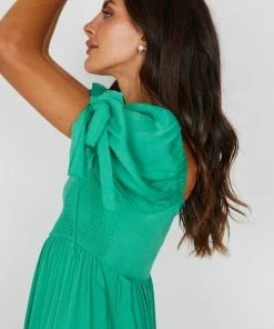 Pink Diamond Brooks Dress - Green