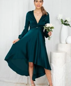 Esther Luxe Bryleigh Dress - Emerald