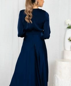 Esther Luxe DRESSES Bryleigh Dress - Navy