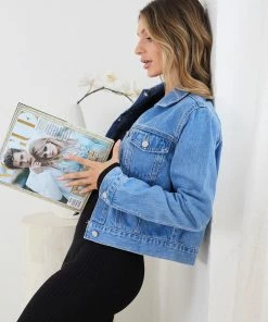 Style State CLOTHING Brylie Jacket - Blue Denim