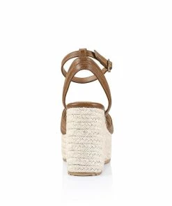 Verali Footwear Callie Rope Wedges - Tan Softee 8 Verali Footwear Callie Rope Wedges - Tan Softee
