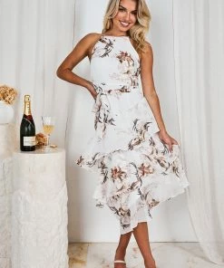 Style State Cadence Dress - White Print