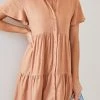 Miracle Fashion DRESSES Calabria Dress - Tan