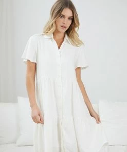 Miracle Fashion DRESSES Calabria Dress - White