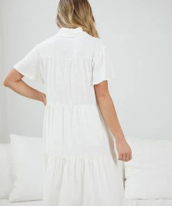 Miracle Fashion DRESSES Calabria Dress - White