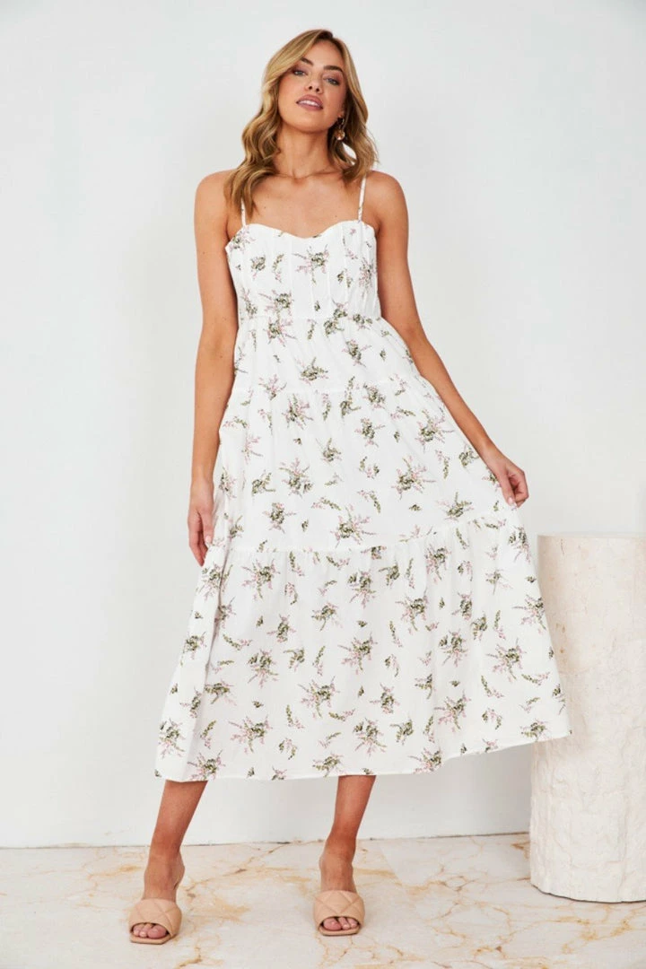 Sassy Hills Fashion Calaca Dress - White Print 3 Sassy Hills Fashion Calaca Dress - White Print
