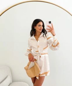 Style State Calay Playsuit - Honey Print CLOTHING 14 Style State Calay Playsuit - Honey Print CLOTHING