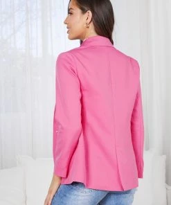 Pink Diamond Jackets & Coats Calley Blazer - Pink
