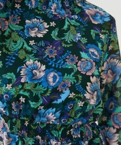 Miracle Fashion DRESSES Calliope Dress - Dark Green Floral