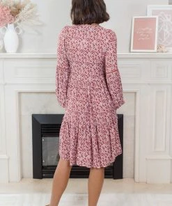 WeLove Fashion DRESSES Capricia Dress - Berry Print