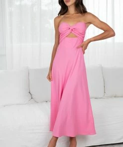 Pink Diamond Carden Dress - Pink