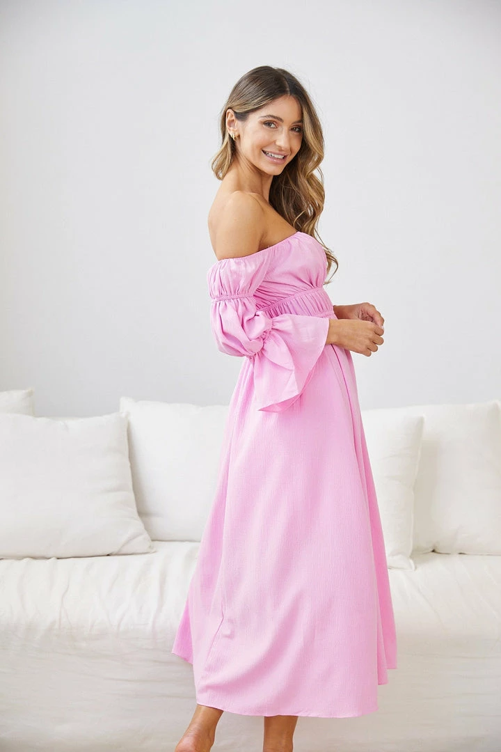 Wild Ginger Party Dresses Carinia Dress - Pink 5 Wild Ginger Party Dresses Carinia Dress - Pink