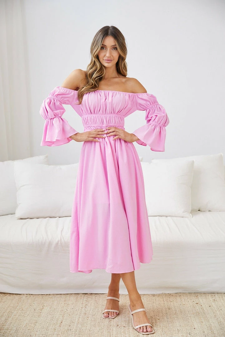 Wild Ginger Party Dresses Carinia Dress - Pink 7 Wild Ginger Party Dresses Carinia Dress - Pink