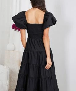 Pink Diamond Carinna Dress - Black