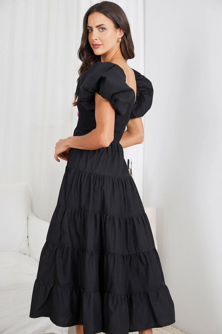 Pink Diamond Carinna Dress - Black 5 Pink Diamond Carinna Dress - Black