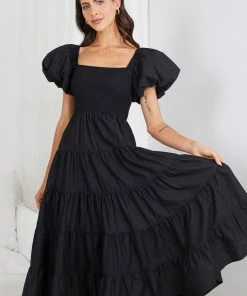 Pink Diamond Carinna Dress - Black 13 Pink Diamond Carinna Dress - Black