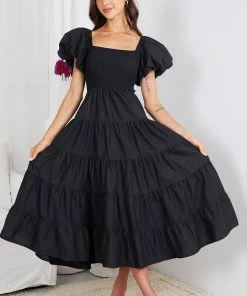 Pink Diamond Carinna Dress - Black