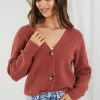 HQ Fashion CLOTHING Carmelline Cardigan - Rust 2 HQ Fashion CLOTHING Carmelline Cardigan - Rust