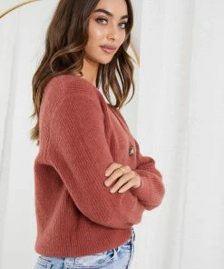 HQ Fashion CLOTHING Carmelline Cardigan - Rust 11 HQ Fashion CLOTHING Carmelline Cardigan - Rust