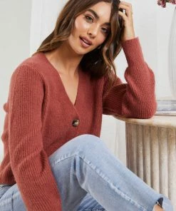 HQ Fashion CLOTHING Carmelline Cardigan - Rust 14 HQ Fashion CLOTHING Carmelline Cardigan - Rust