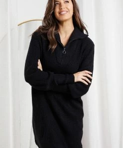 YH & Co (Chloe Yip) Caspere Knit Dress - Black