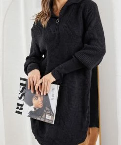 YH & Co (Chloe Yip) Caspere Knit Dress - Black