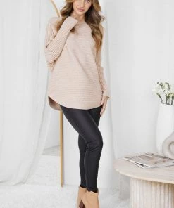 Rock Denim CLOTHING Caught Knit - Beige