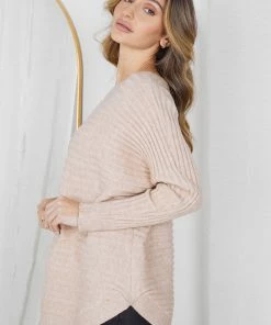 Rock Denim CLOTHING Caught Knit - Beige