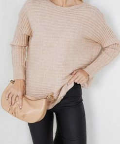 Rock Denim CLOTHING Caught Knit - Beige