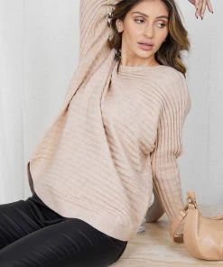 Rock Denim CLOTHING Caught Knit - Beige