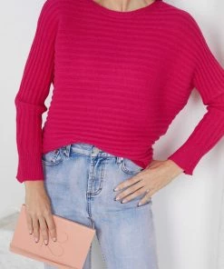 Rock Denim CLOTHING Caught Knit - Pink 12 Rock Denim CLOTHING Caught Knit - Pink