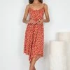 HQ Fashion DRESSES Cesarina Dress - Rust Spot