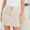 Style Box Channa Skirt - Beige CLOTHING
