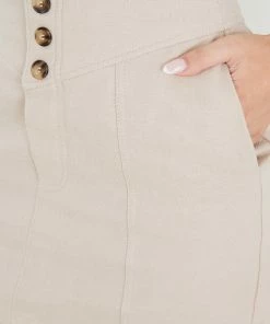 Style Box Channa Skirt - Beige CLOTHING