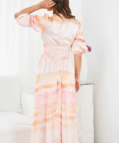 Wild Ginger DRESSES Charis Dress - Orange Print