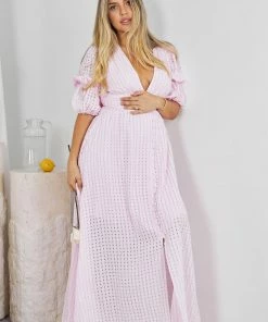 Wild Ginger Charis Dress - Pink DRESSES