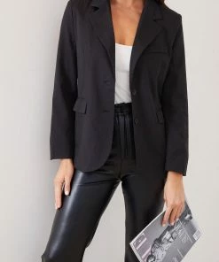 YH & Co (Chloe Yip) Charleigh Blazer - Black