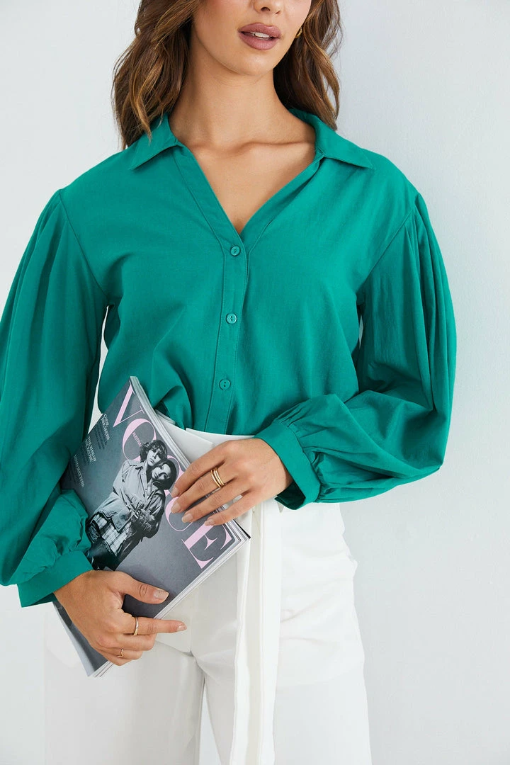 Style Box CLOTHING Chava Top - Teal 6 Style Box CLOTHING Chava Top - Teal