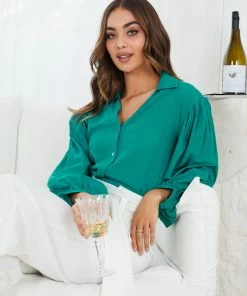 Style Box CLOTHING Chava Top - Teal 14 Style Box CLOTHING Chava Top - Teal