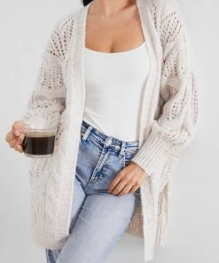 Miracle Fashion Chelly Cardigan - Beige