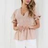 Rock Denim CLOTHING Cheryl Top - Rose Print 1 Rock Denim CLOTHING Cheryl Top - Rose Print