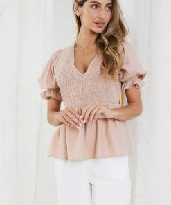 Rock Denim CLOTHING Cheryl Top - Rose Print