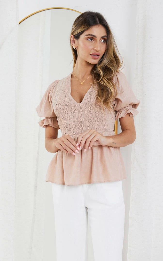 Rock Denim CLOTHING Cheryl Top - Rose Print 3 Rock Denim CLOTHING Cheryl Top - Rose Print