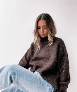 Qtrend Fashion PTY LTD Chesterfield Jumper - Chocolate Maternity Dresses