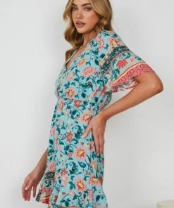 HQ Fashion DRESSES Chikka Dress - Light Blue